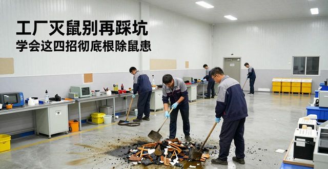 工厂灭鼠别再踩坑 学会这四招彻底根除鼠患